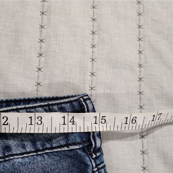 Pilcro and the letterpress denim shorts - Picture 3 of 6